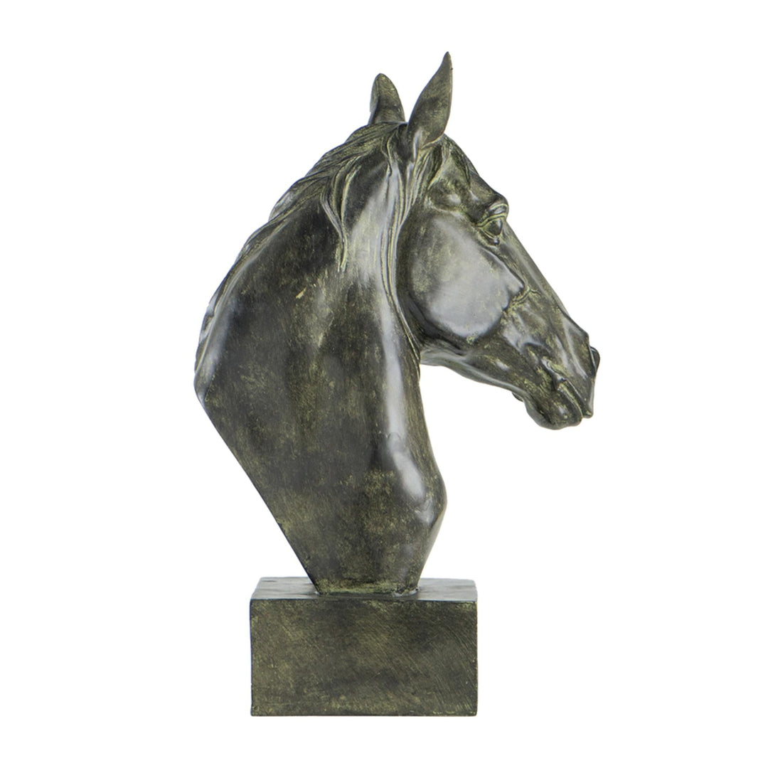 Horse Sculpture on Base - Destination Interiors