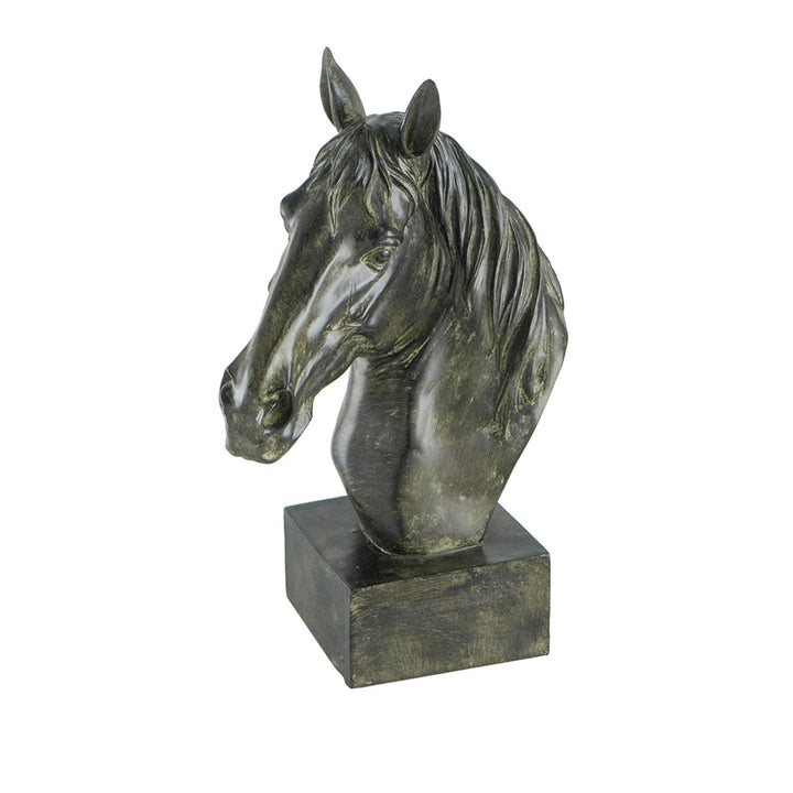 Horse Sculpture on Base - Destination Interiors
