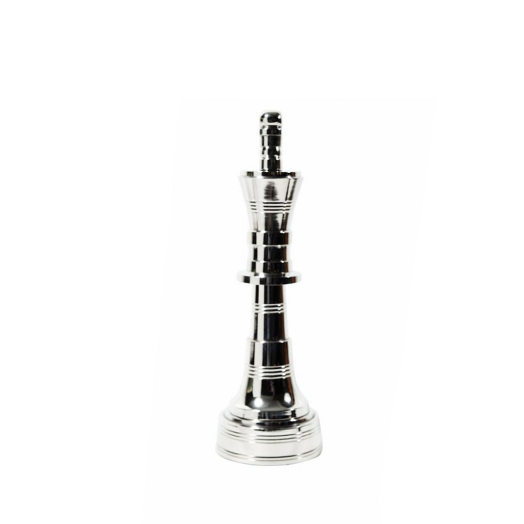 KING CHESS ORNAMENT POLISHED NICKEL - Destination Interiors