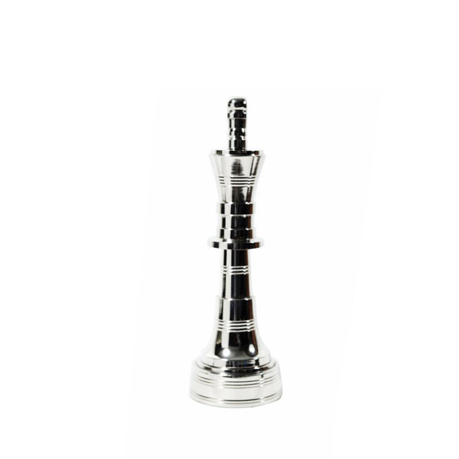 KING CHESS ORNAMENT POLISHED NICKEL - Destination Interiors