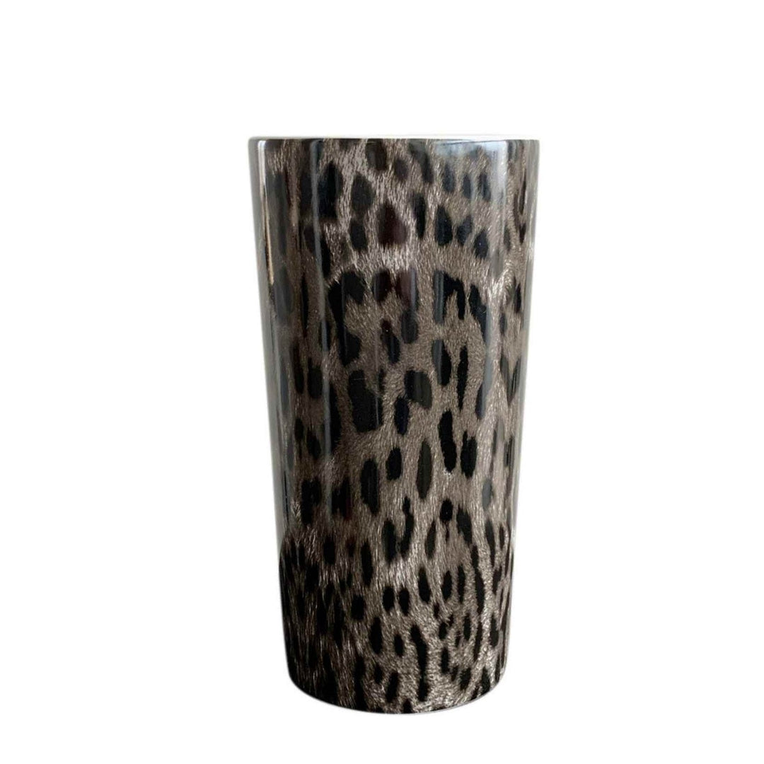 Leopard Pattern Vase - Destination Interiors