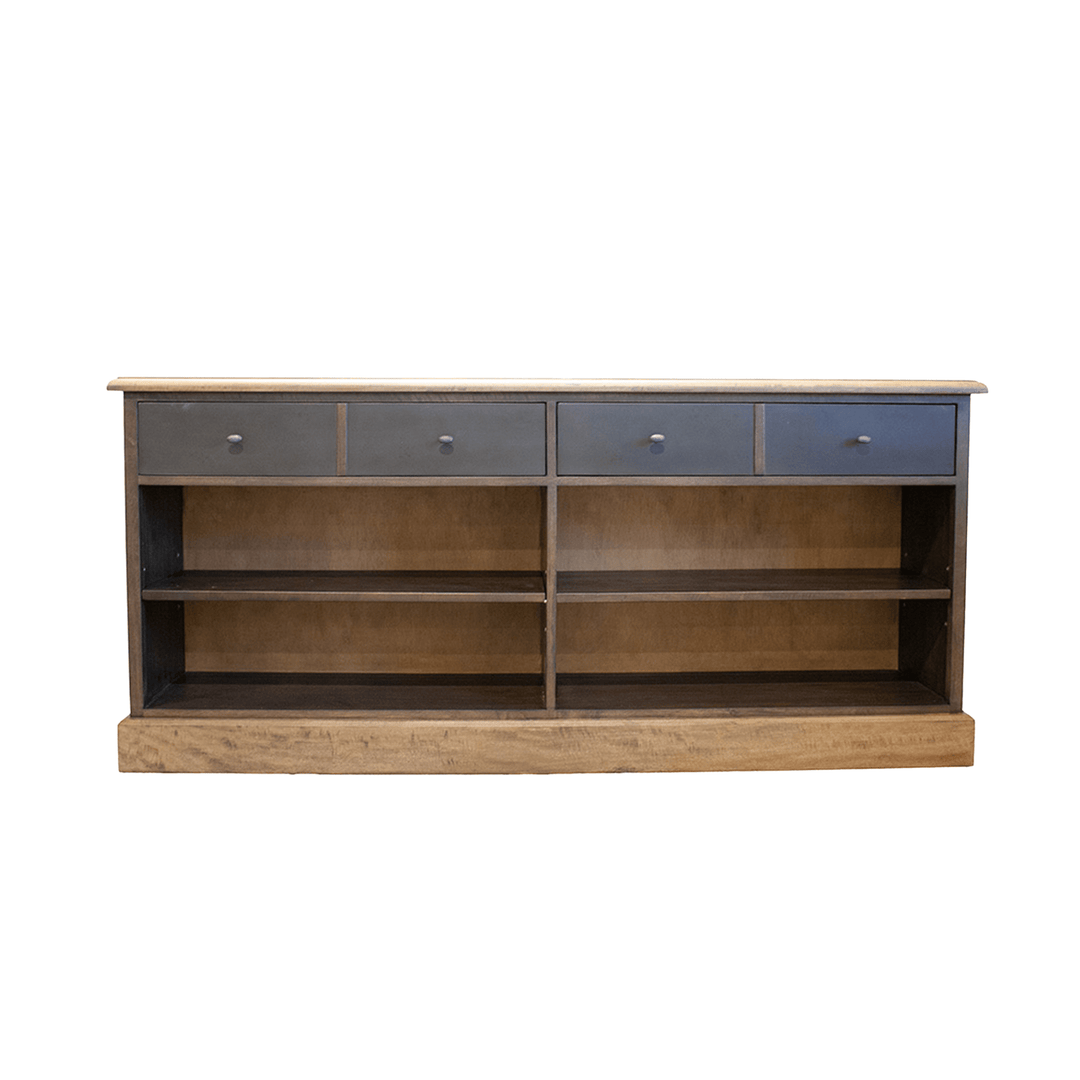 LONG 4 DRAWER SIDEBOARD - Destination Interiors