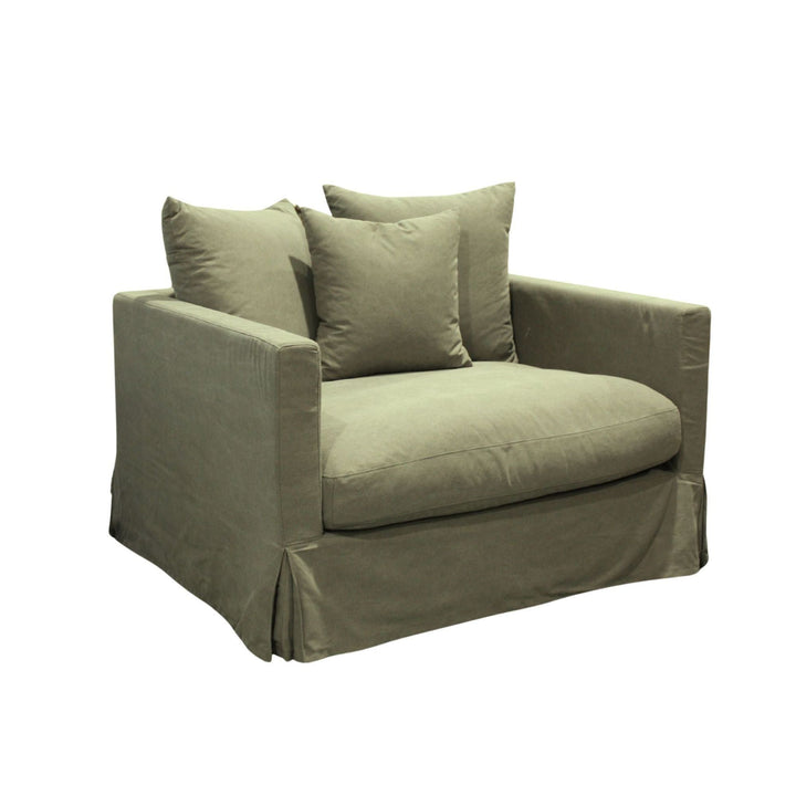 Luxe 1 Seater Forest Green - Destination Interiors