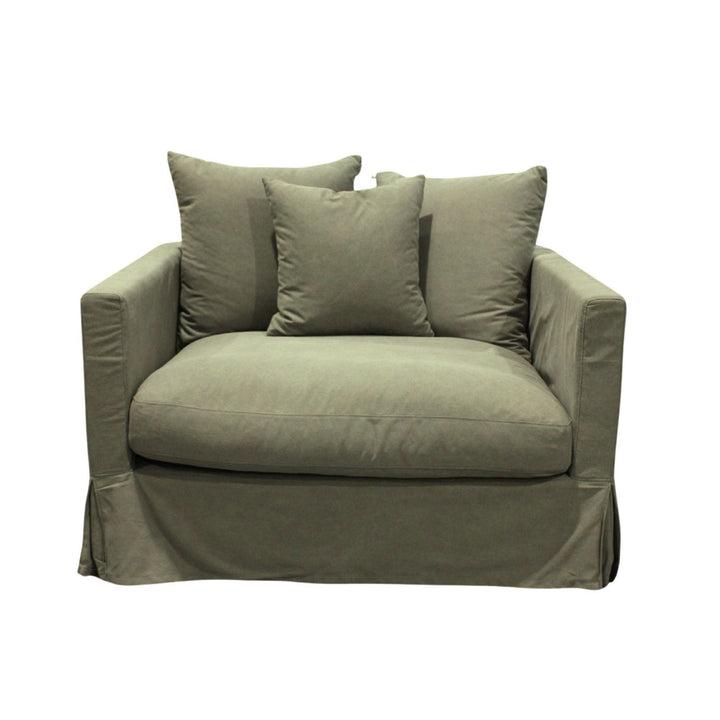 Luxe 1 Seater Forest Green - Destination Interiors