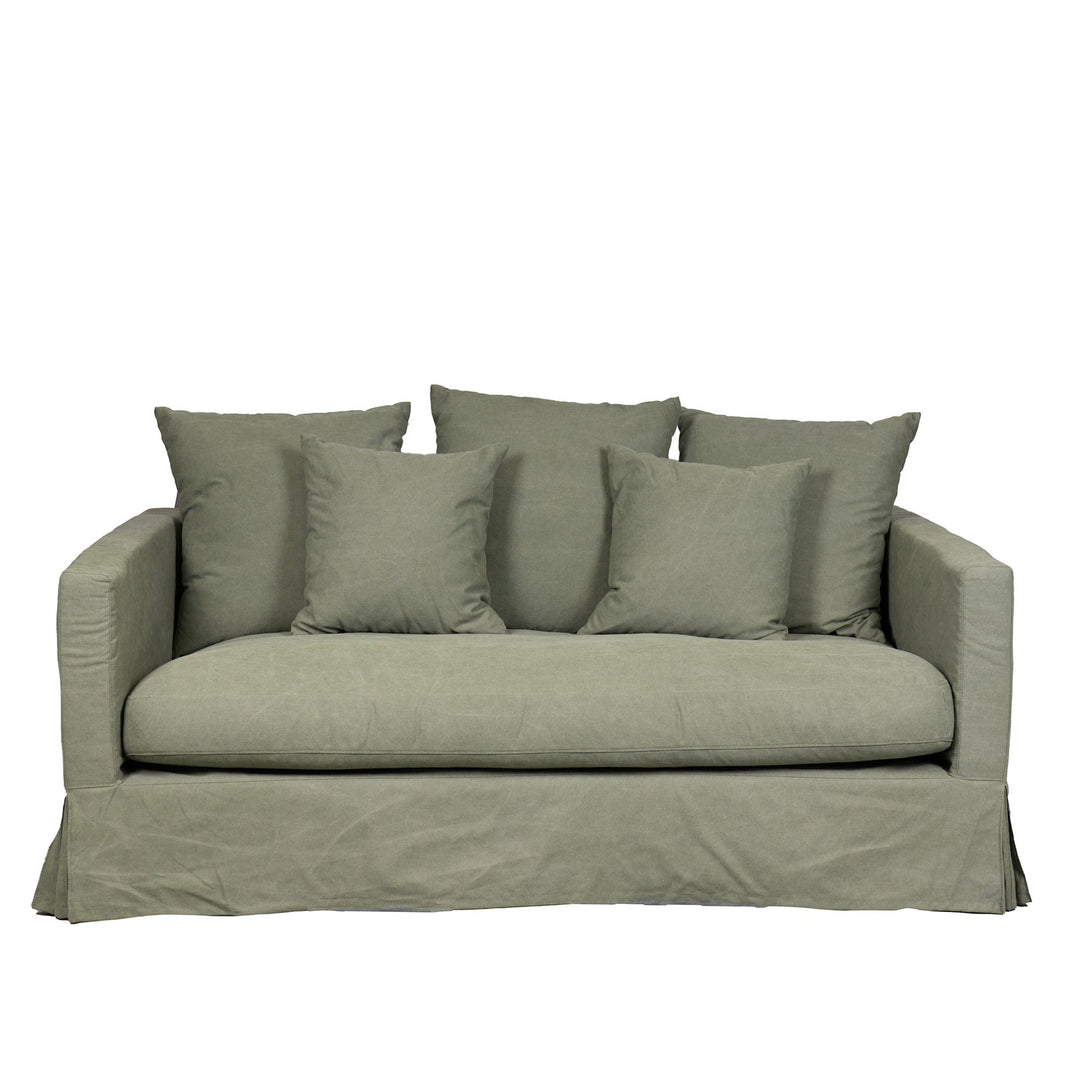 Luxe Sofa 2 Seater Forest Green - Destination Interiors