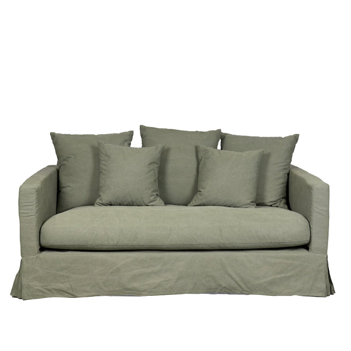 Luxe Sofa 2 Seater Forest Green - Destination Interiors