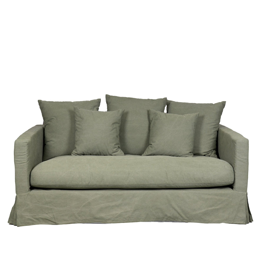 Luxe Sofa 2 Seater Forest Green - Destination Interiors
