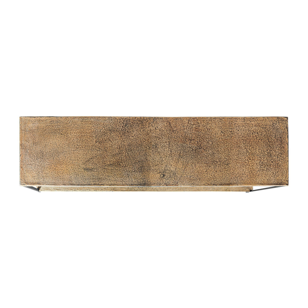 MADRID ALUMINIUM AND IRON CONSOLE TABLE - Destination Interiors