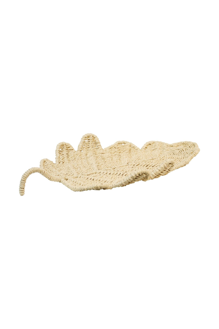 Marta Paper Rope Leaf Tray - Destination Interiors