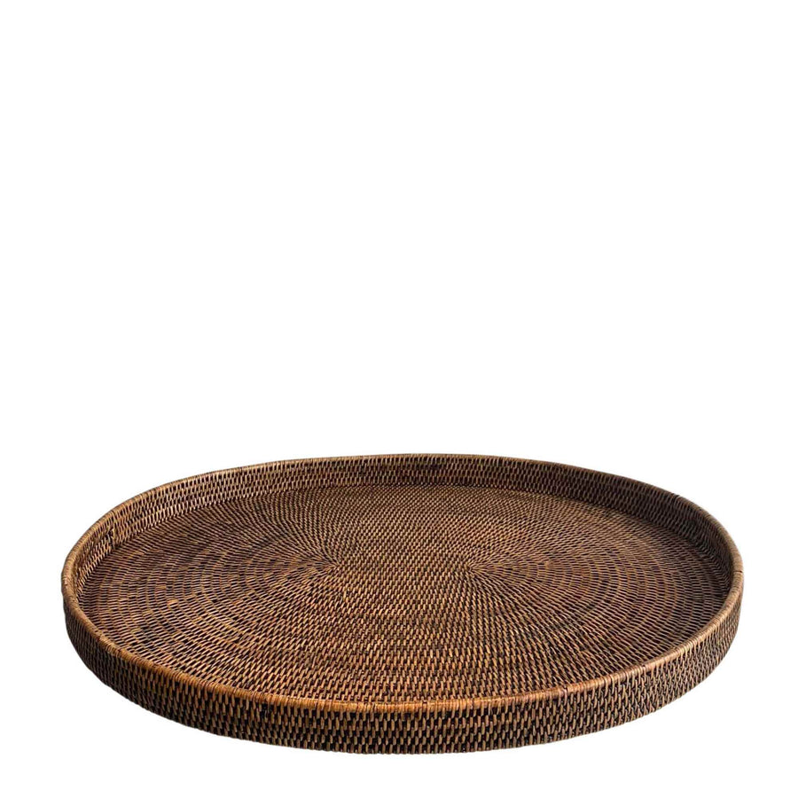 Oval Closed Tray Lge 70cm - Destination Interiors