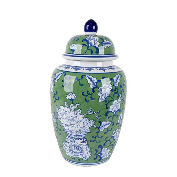 PEONY GINGER JAR LGE - Destination Interiors