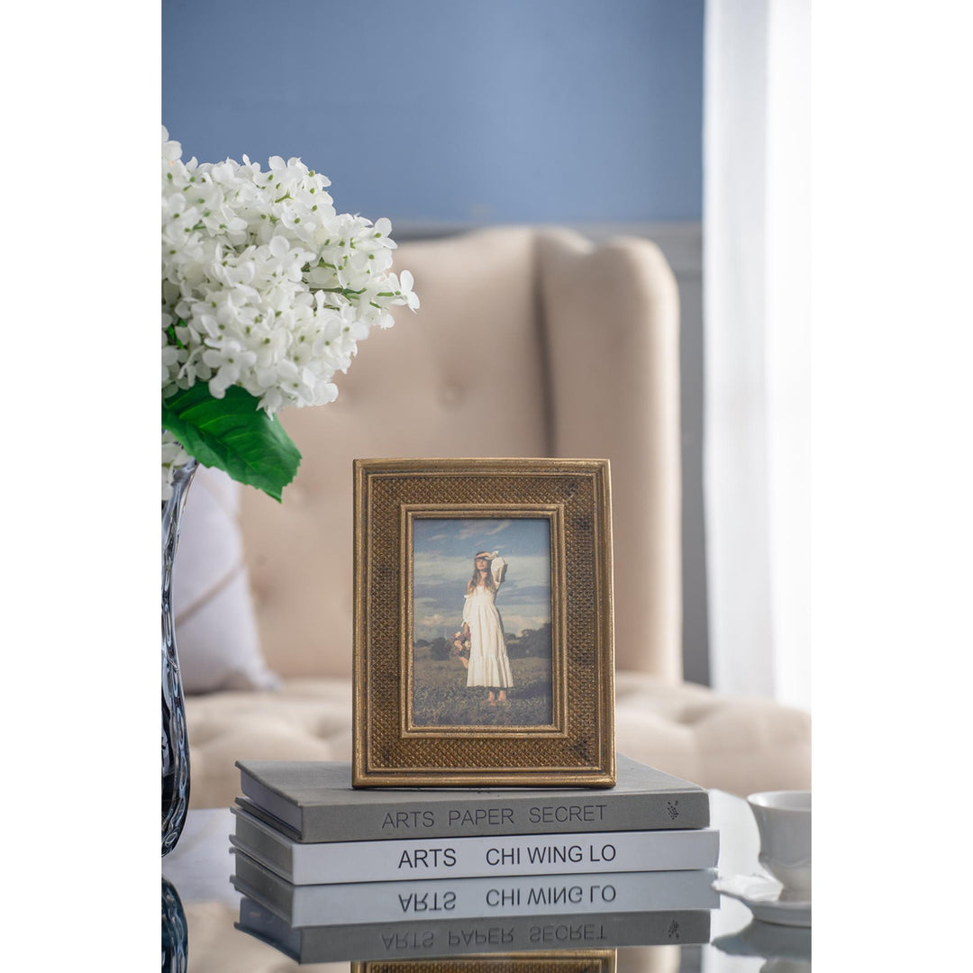 Photo Frame Antique Gold - Destination Interiors