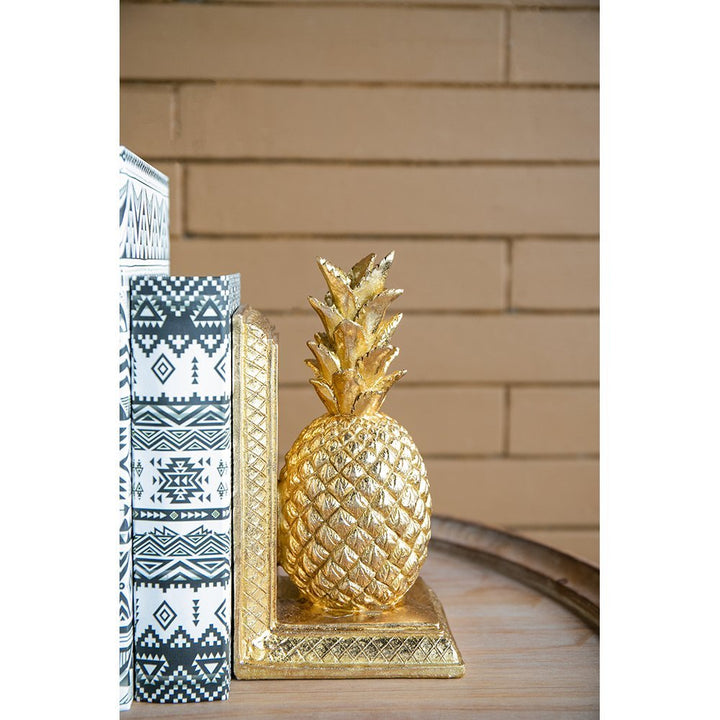 Pineapple Book Ends - Destination Interiors