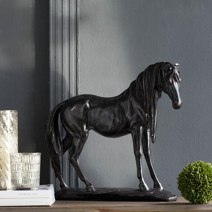 Polyresin Horse - Destination Interiors