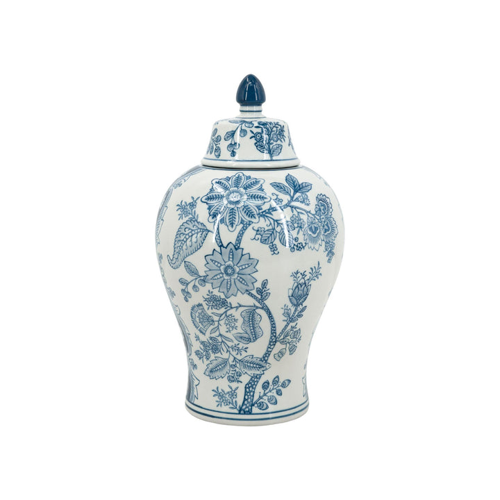 Porcelain Blue & White Ginger Jar Medium - Destination Interiors