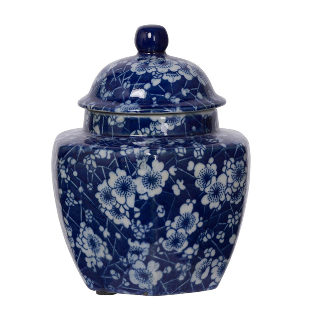 Porcelain Blue & White Jars Set of 3 - Destination Interiors