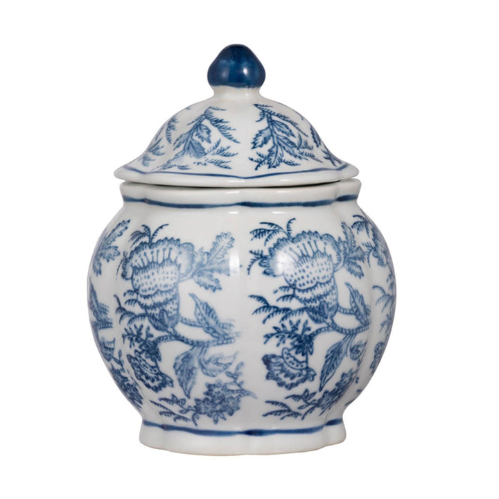 Porcelain Blue & White Jars Set of 3 - Destination Interiors