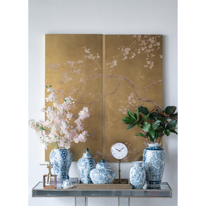 Porcelain Blue & White Lidded Jar - Destination Interiors