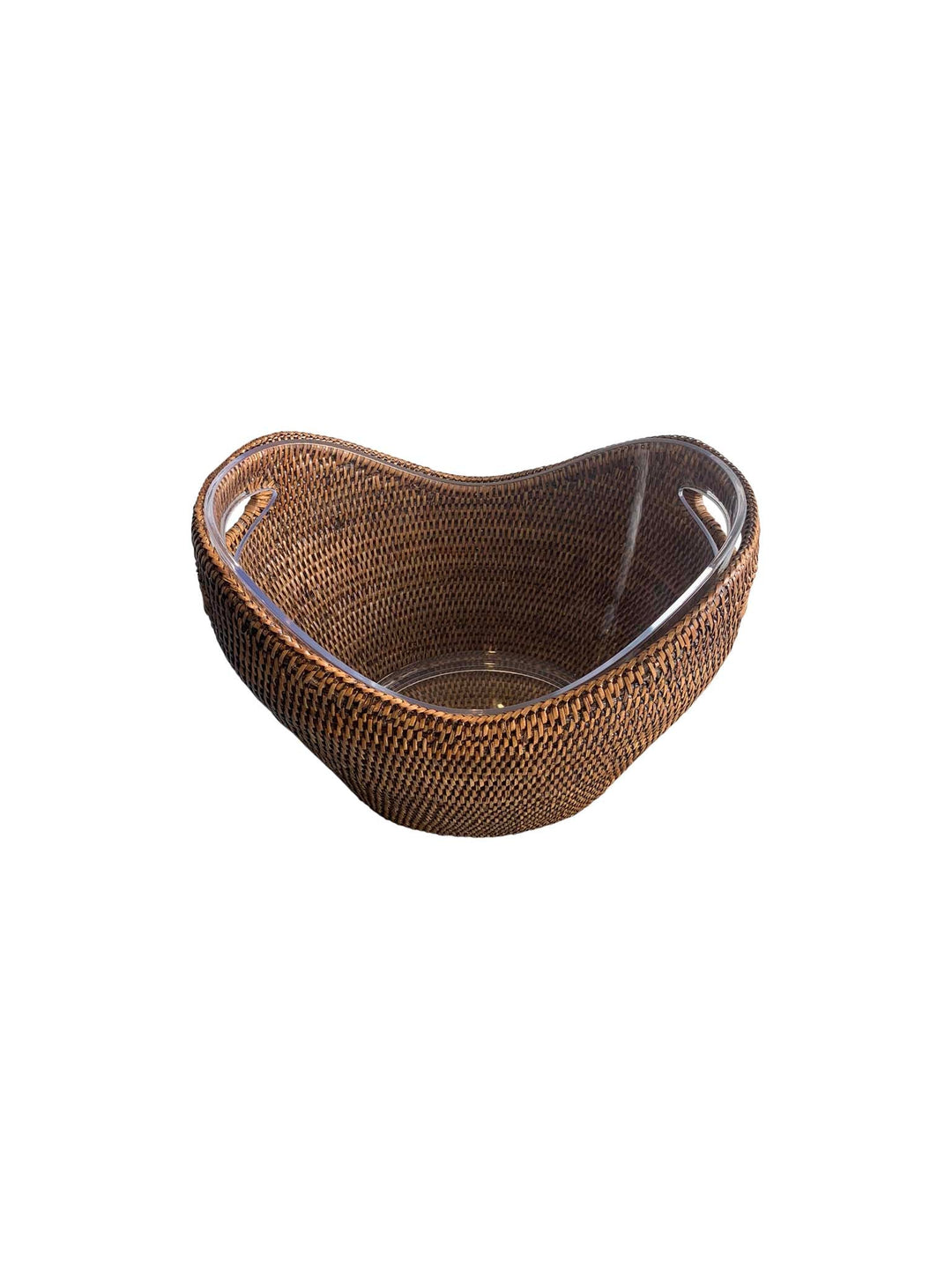 Rattan Drinks Holder with Plastic Insert - Destination Interiors