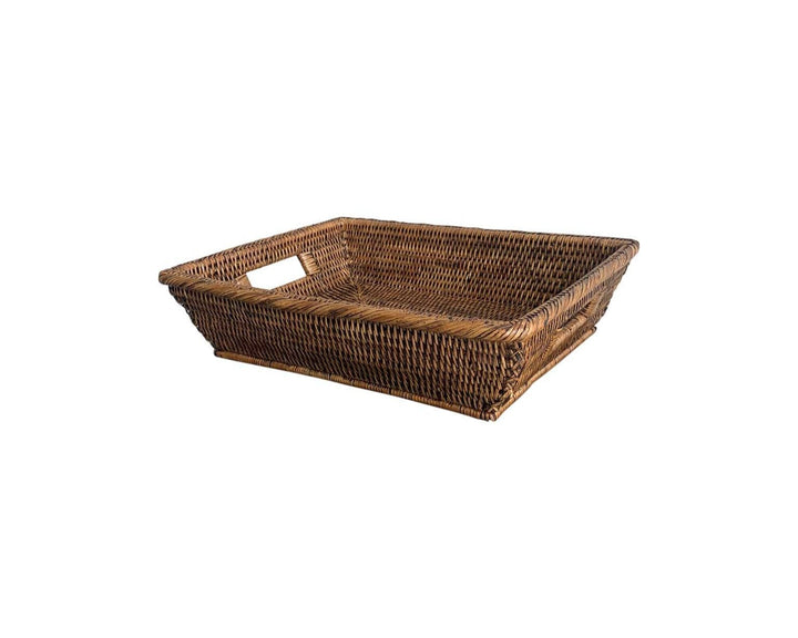 Rattan In Out Tray with Handgrips - Destination Interiors