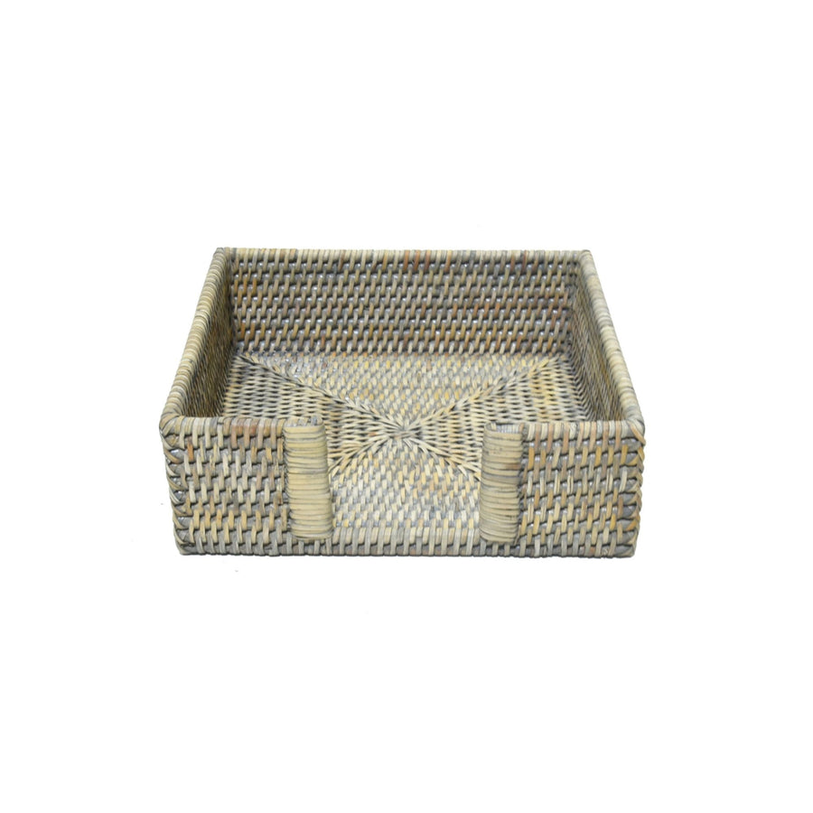 Rattan Napkin Holder Autumn Grey - Destination Interiors