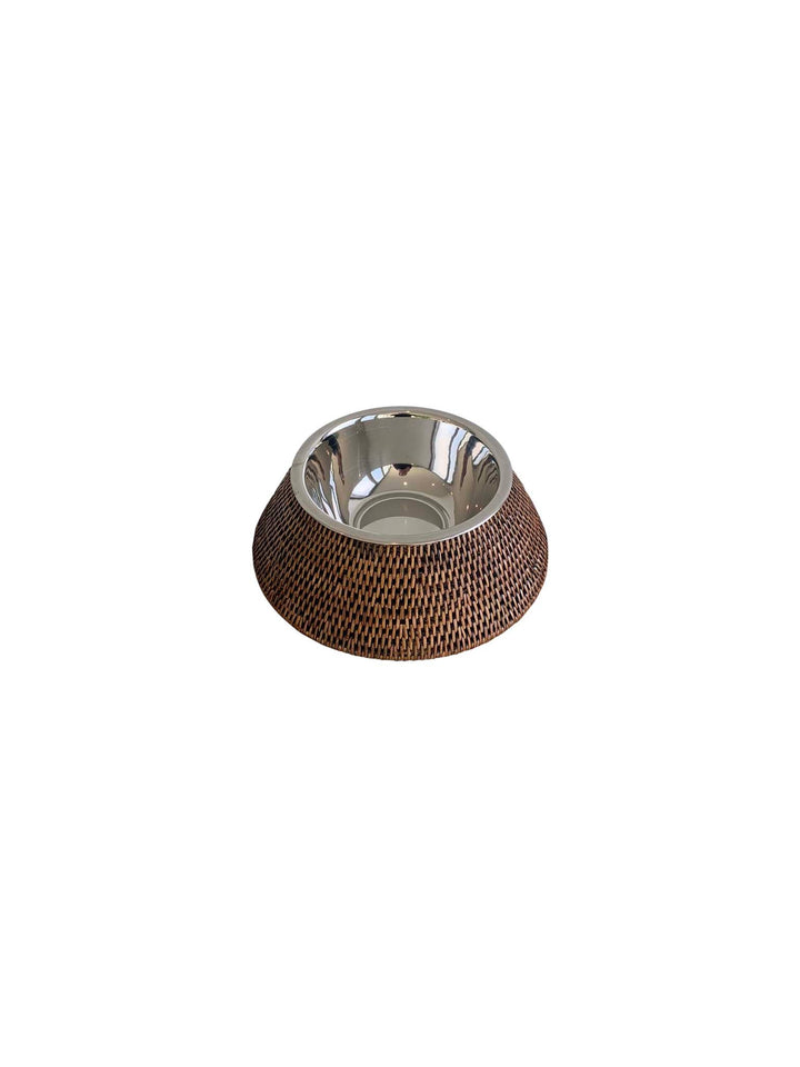 Rattan Pet Food/Water Bowl - Destination Interiors