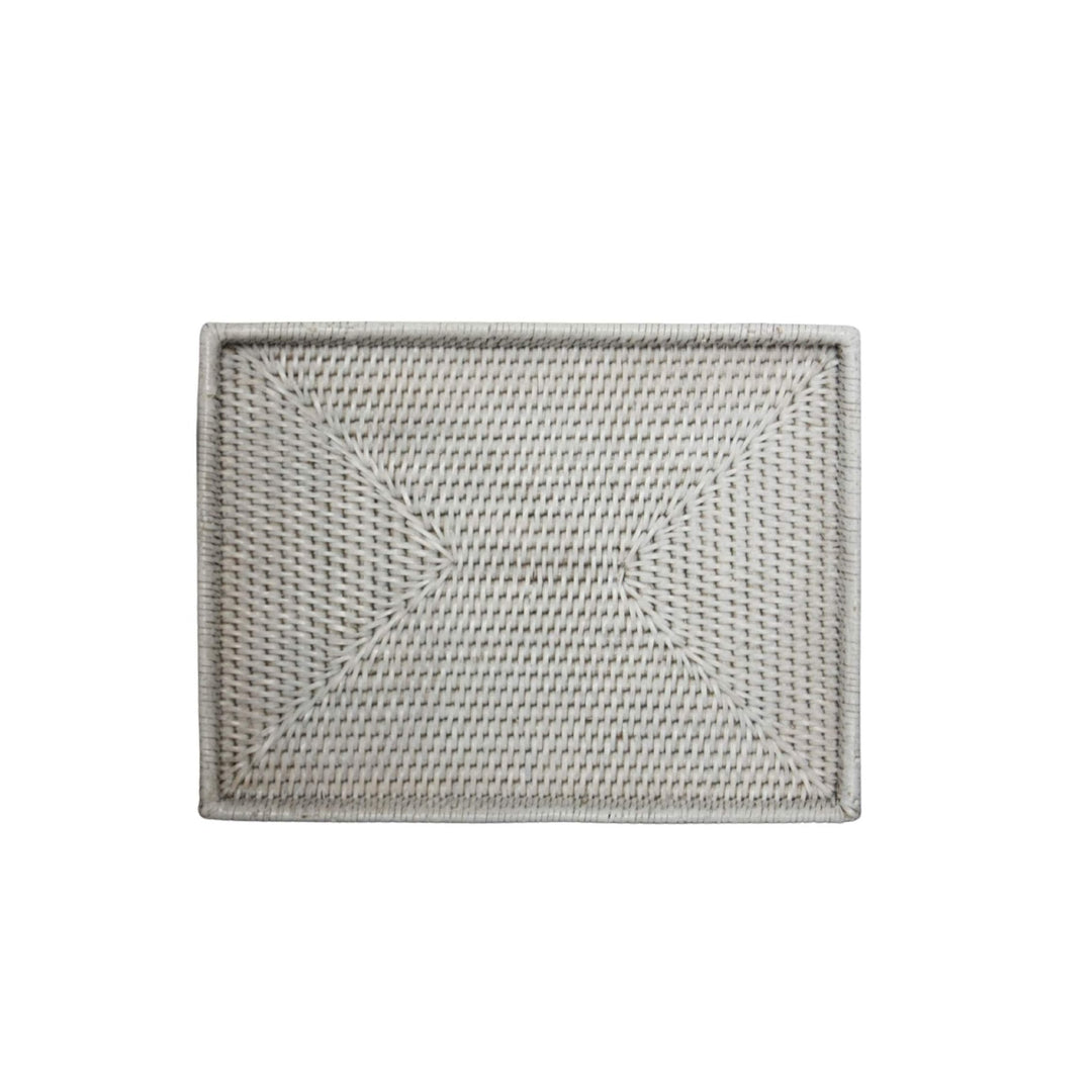 Rattan Rectangular Tray Large - Destination Interiors