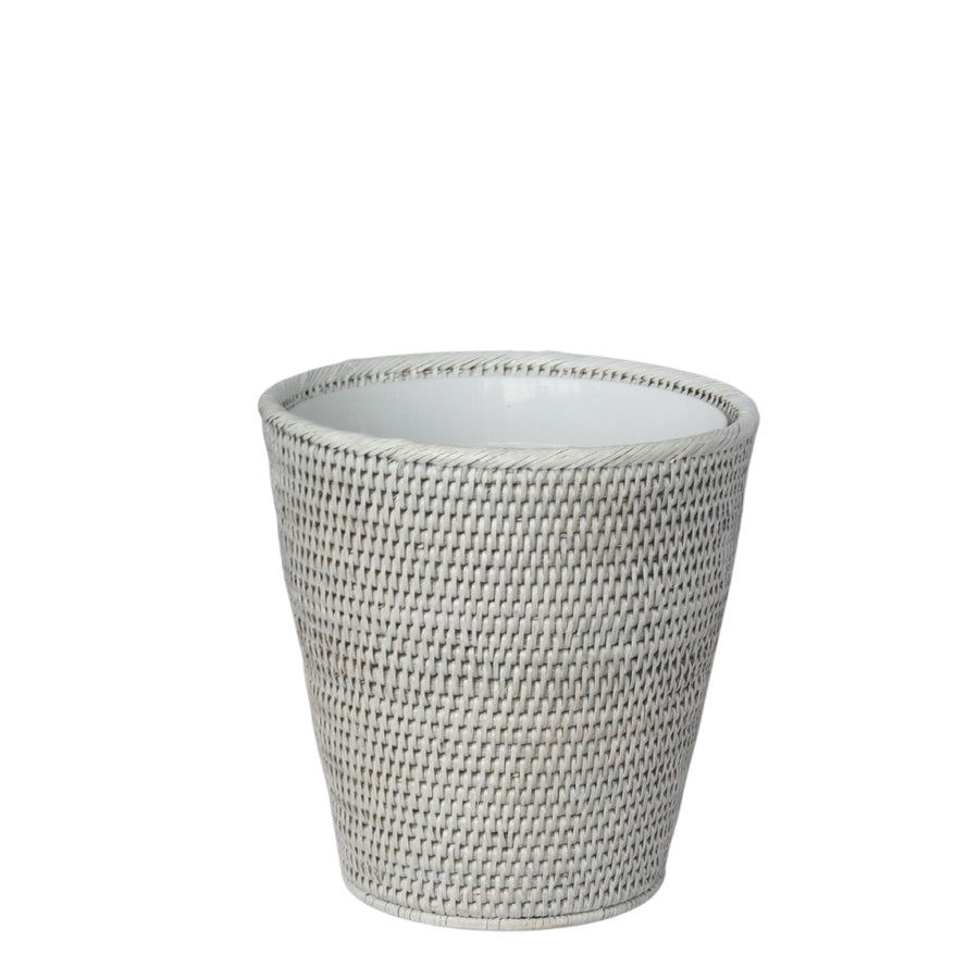 Rattan Rubbish Bin - Destination Interiors