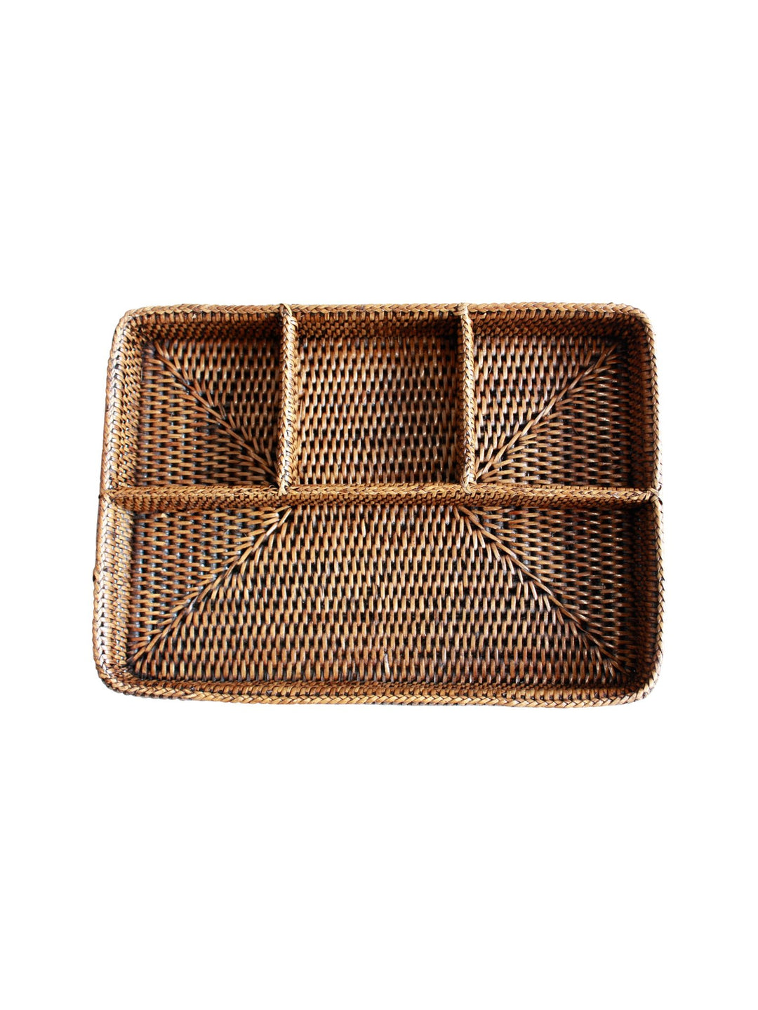 Rattan Tea Bag & Accessories Holder - Destination Interiors