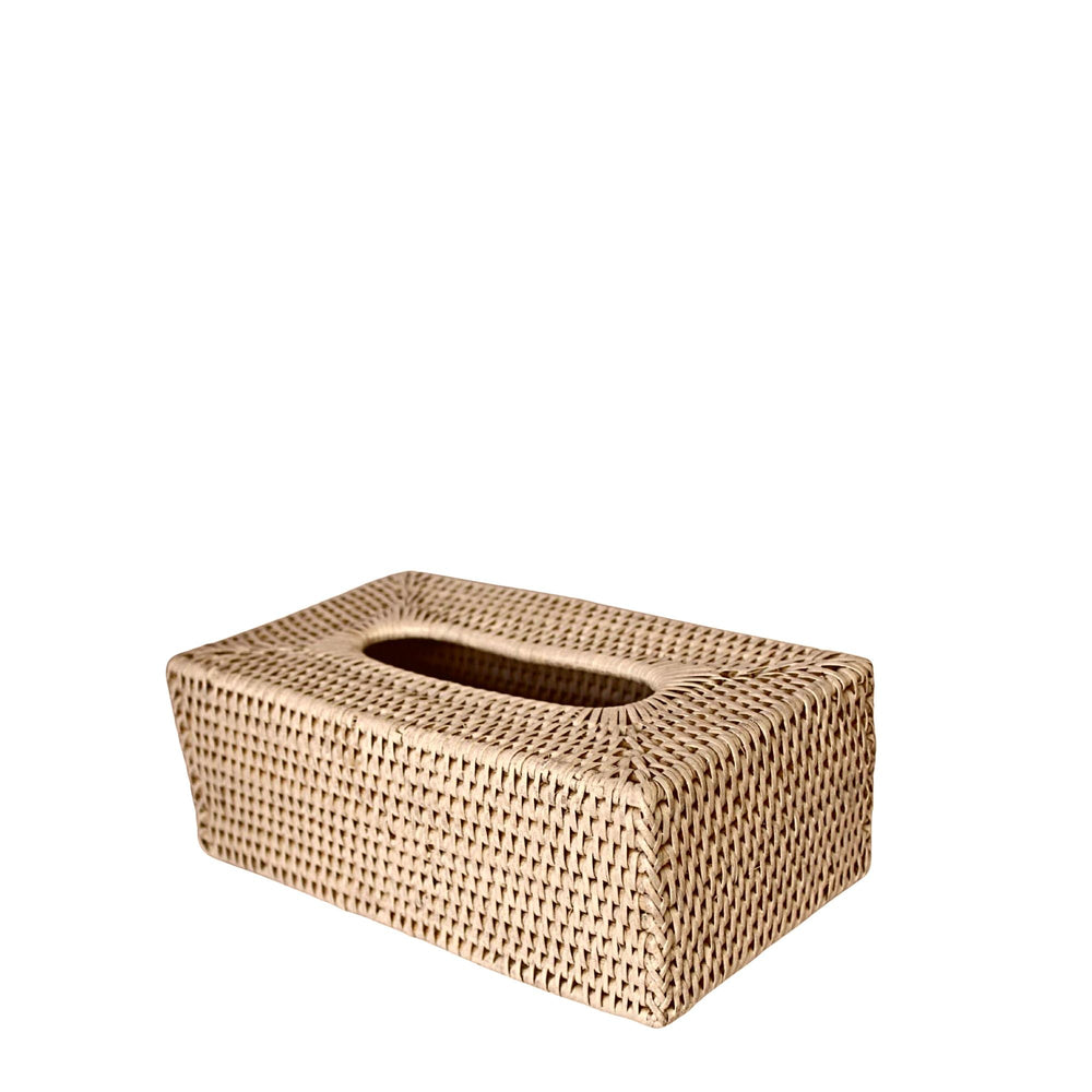 Rectangle Tissue Box Cover Natural - Destination Interiors