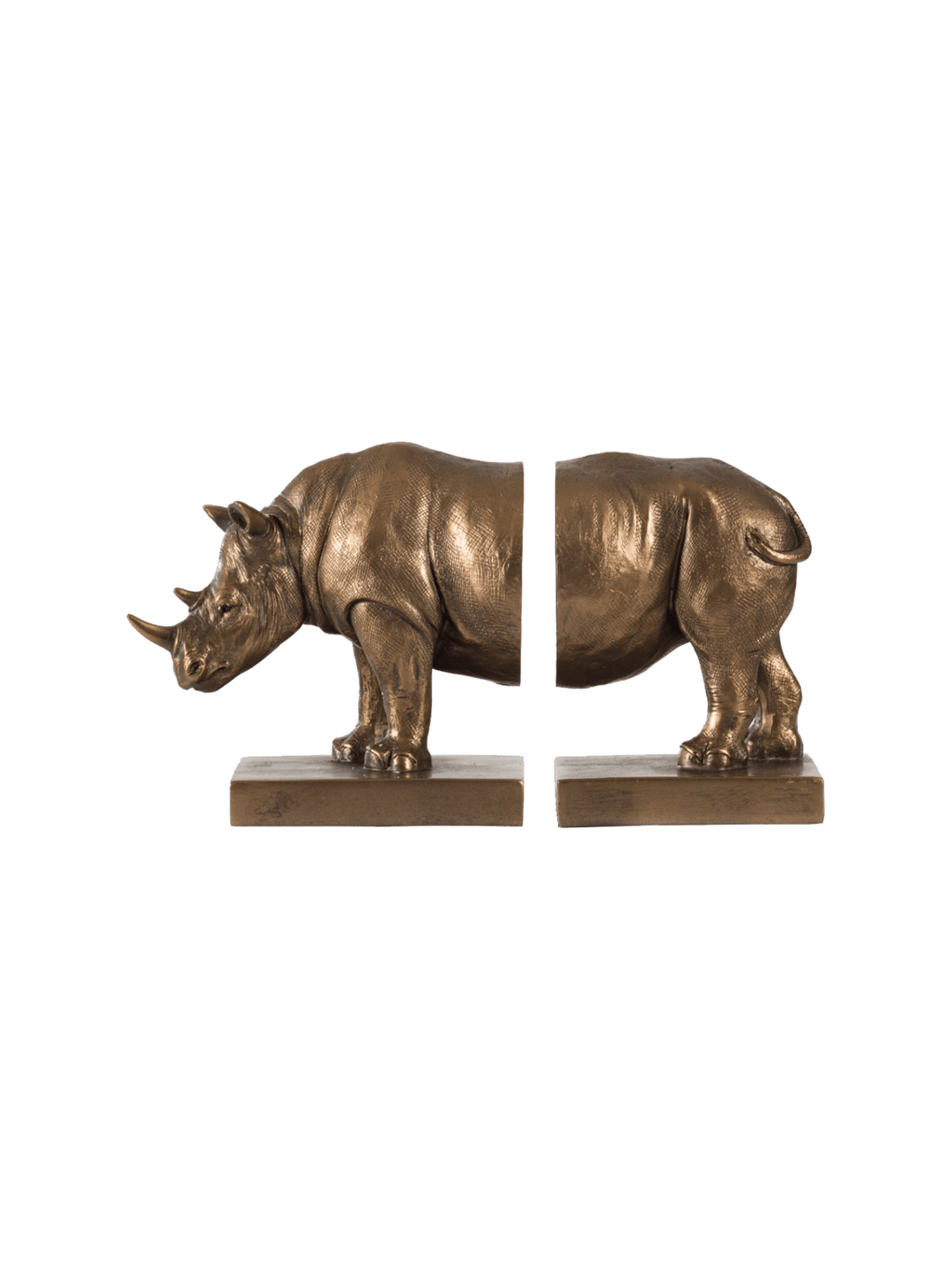Rhino Book Ends - Destination Interiors