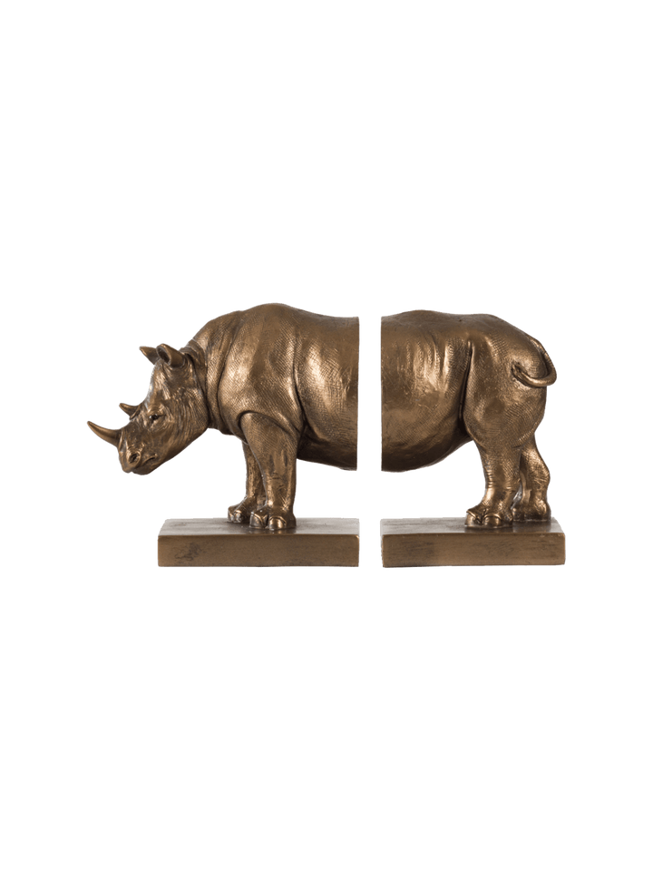Rhino Book Ends - Destination Interiors