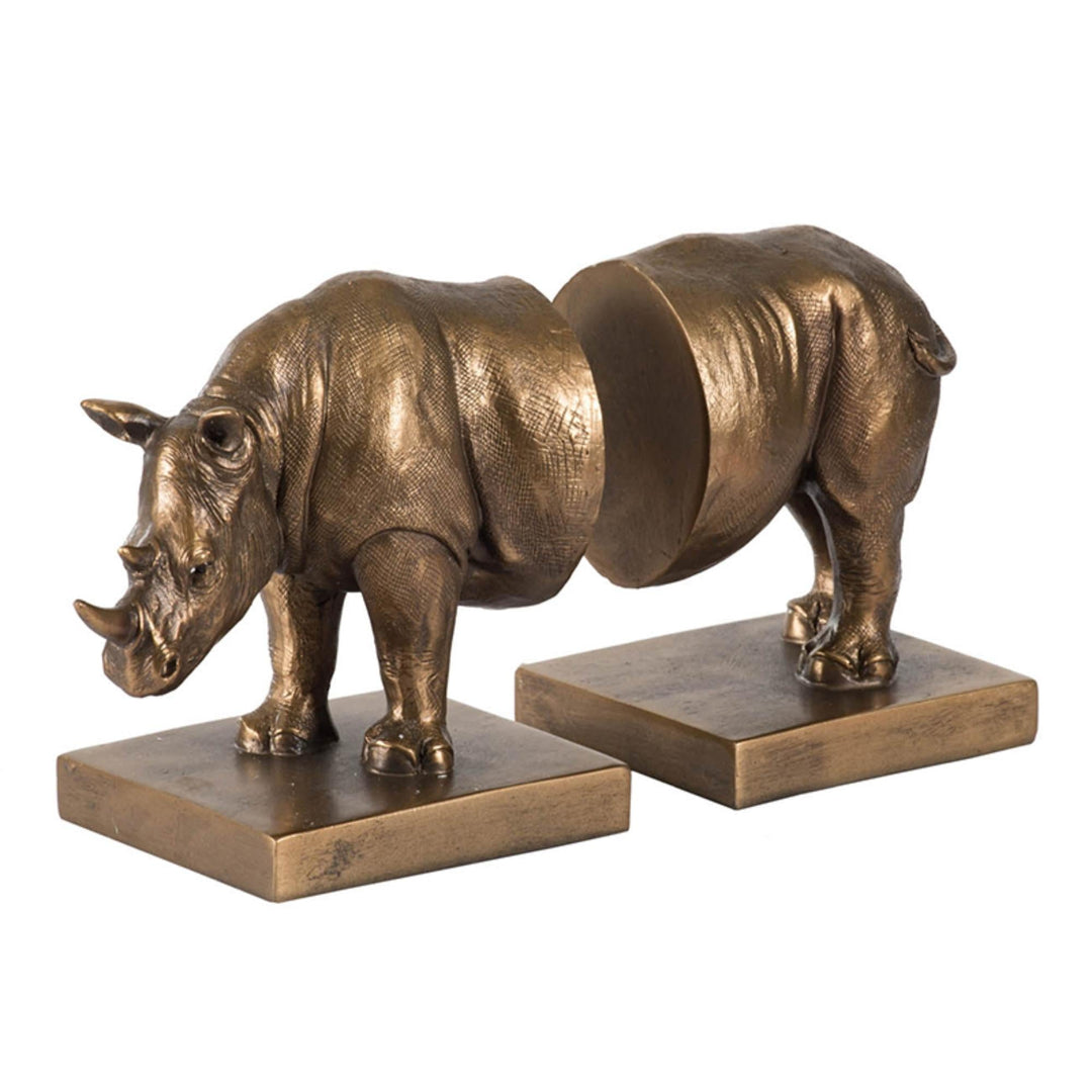 Rhino Book Ends - Destination Interiors
