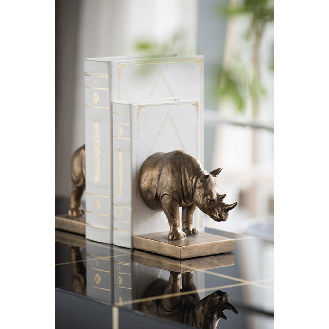 Rhino Book Ends - Destination Interiors