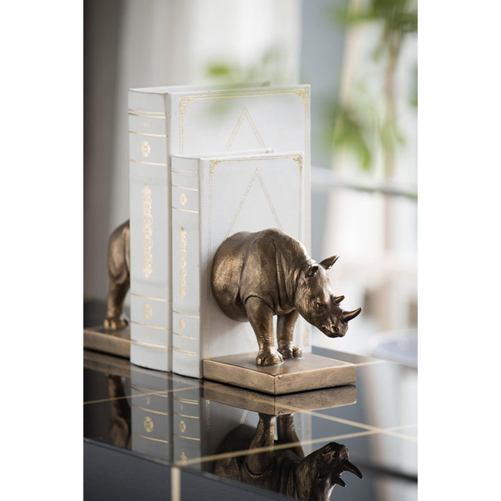 Rhino Book Ends - Destination Interiors