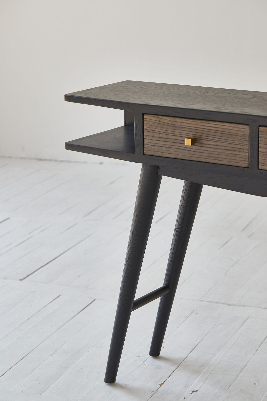 Santos Console Table Oak & Recycled Elm - Destination Interiors