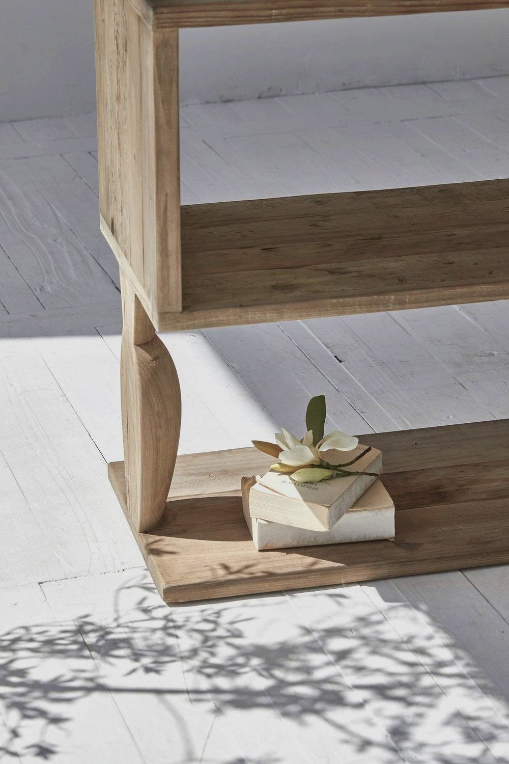 Santos Shelving unit Recycled Timber - Natural - Destination Interiors