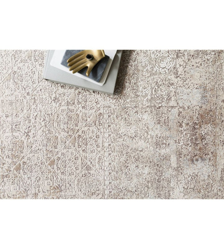 Sienne Collection Ivory Pebble by Loloi 160cm x 234cm - Destination Interiors