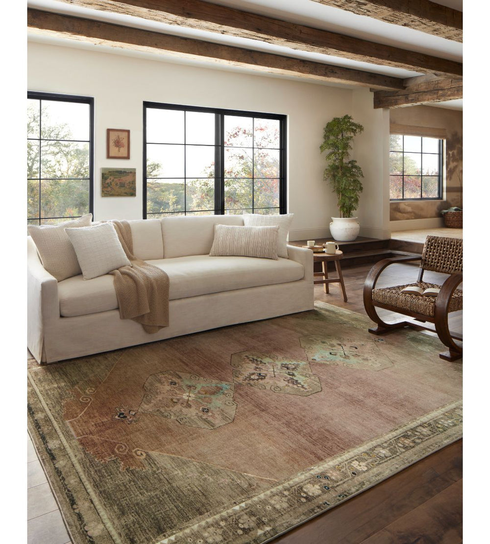 Sinclair Collection Clay Tobacco Magnolia Home x Loloi 229cm x 289cm - Destination Interiors