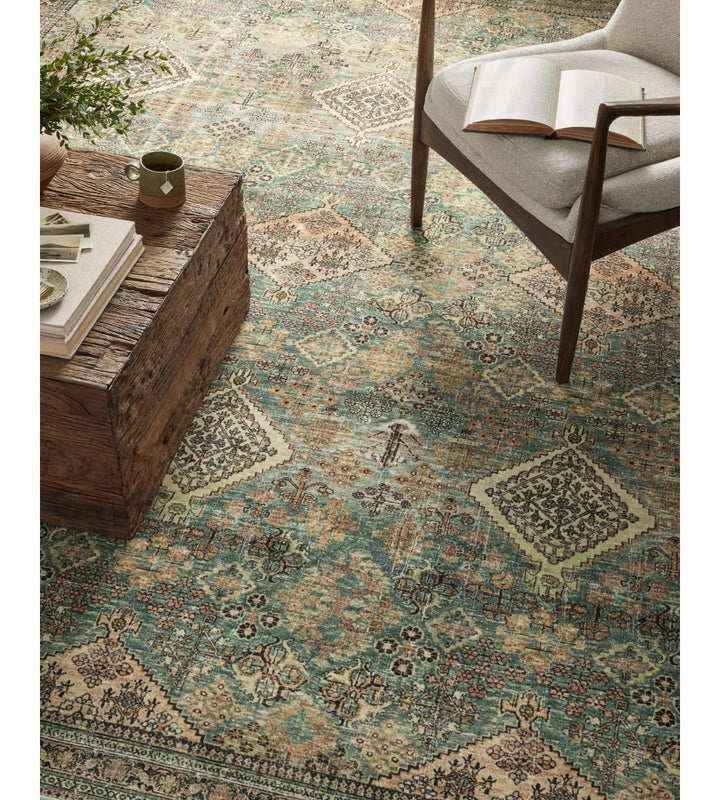 Sinclair Collection Turquoise Multi Magnolia Home x Loloi 229cm x 289cm - Destination Interiors