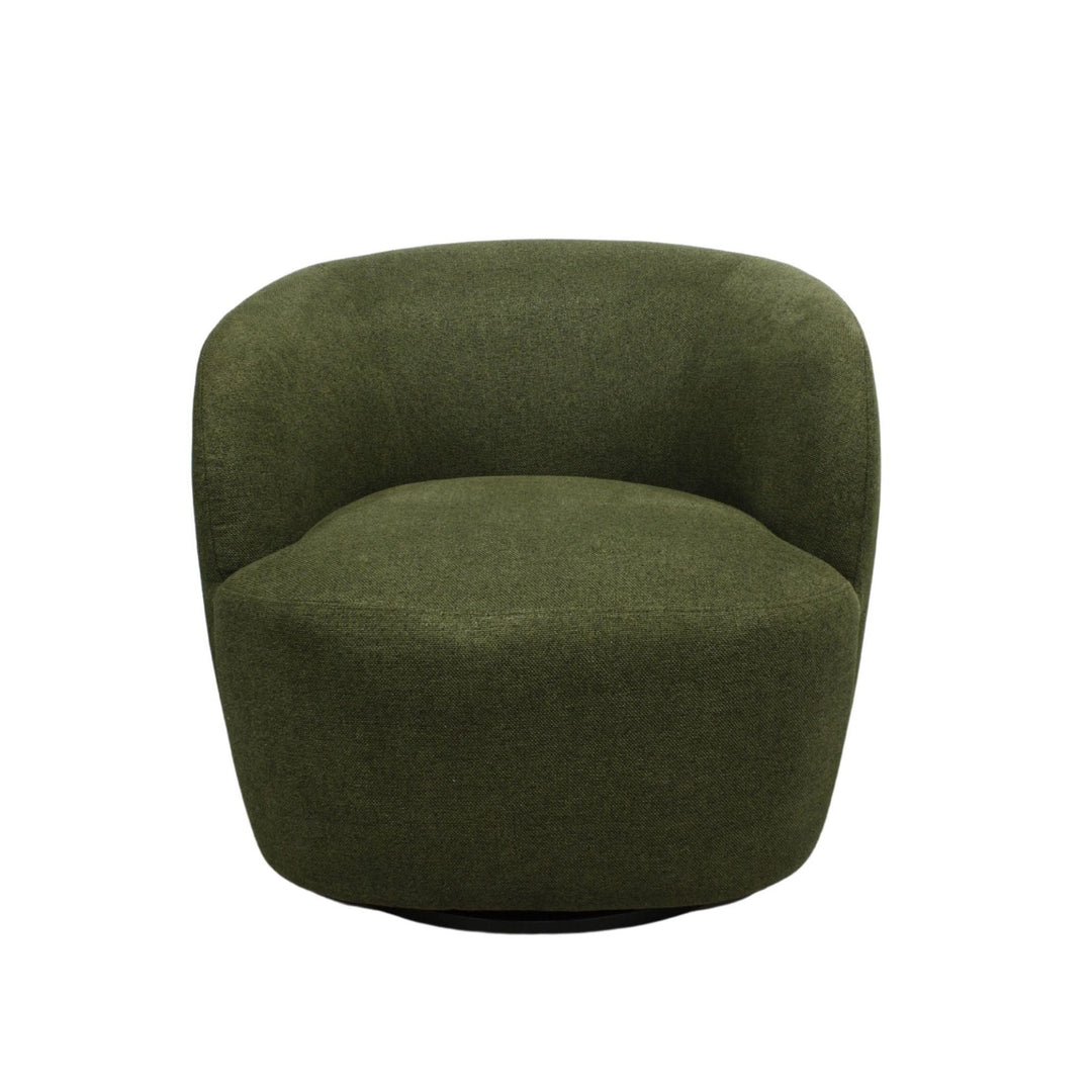 Spinova Swivel Chair Green - Destination Interiors