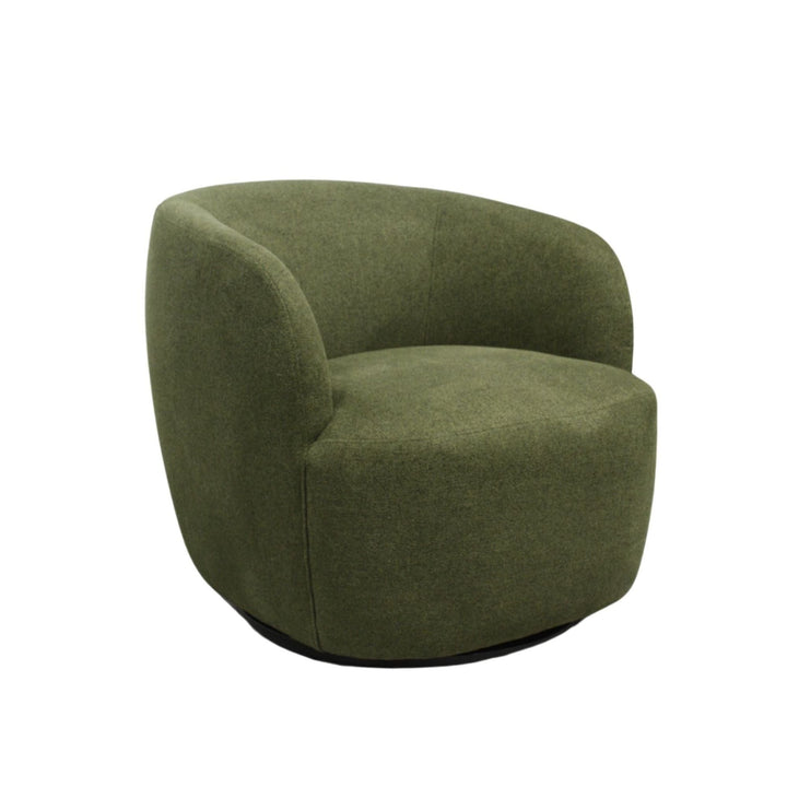 Spinova Swivel Chair Green - Destination Interiors