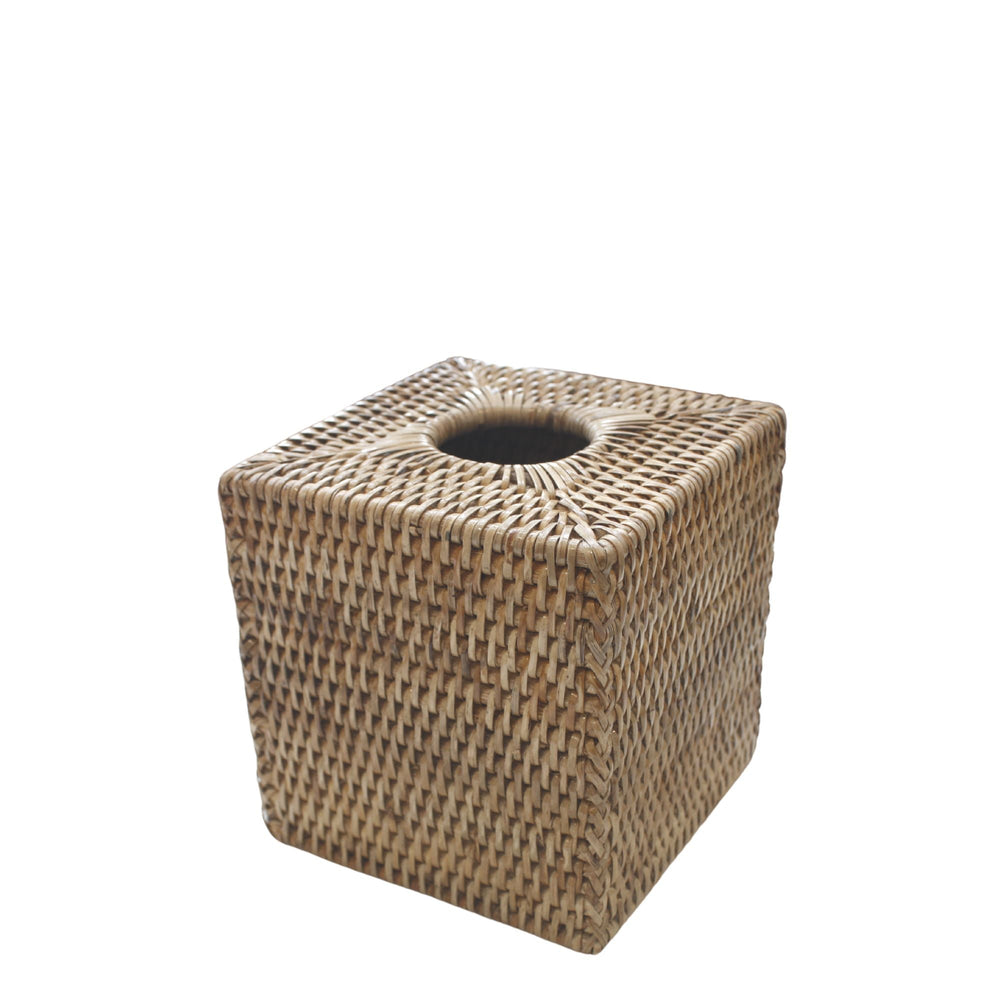 Square Tissue Cover Natural - Destination Interiors