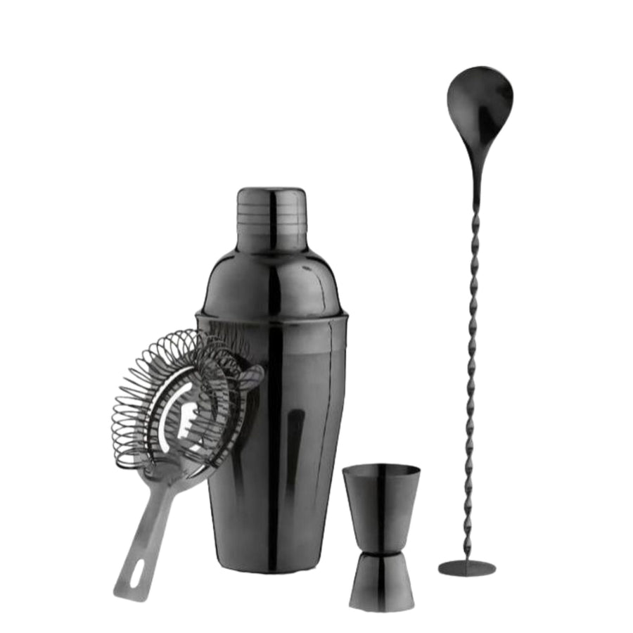 Stainless Steel Cocktail Set Black - Destination Interiors