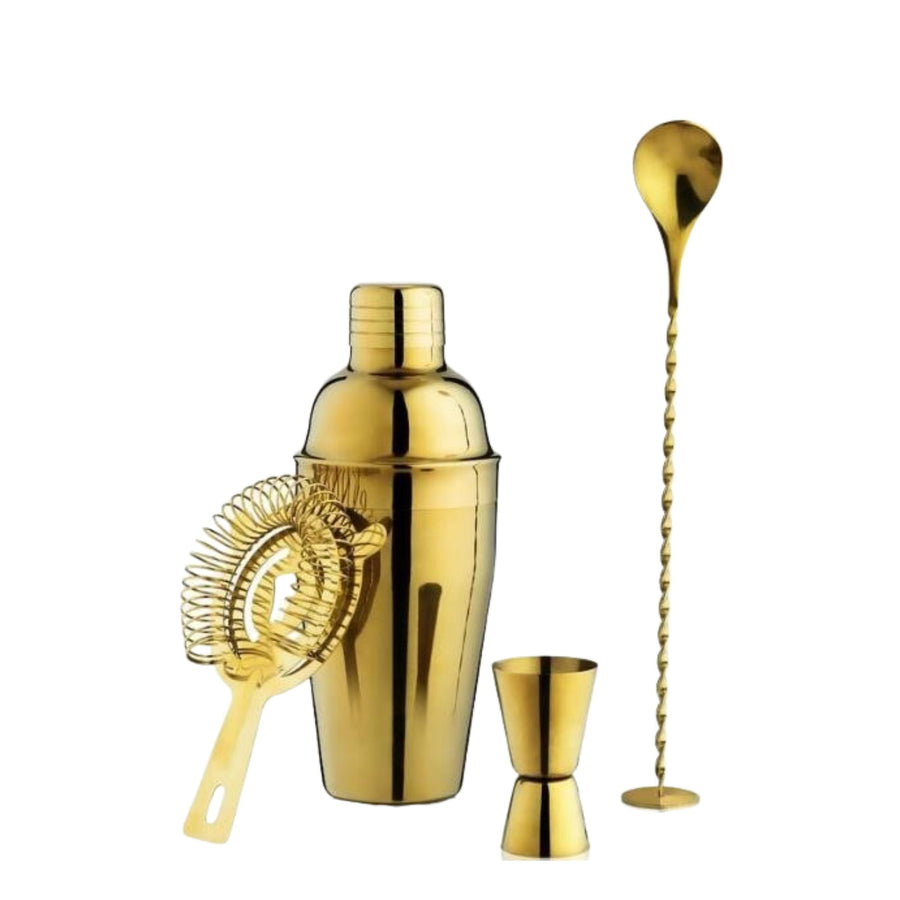 Stainless Steel Cocktail Set Gold - Destination Interiors
