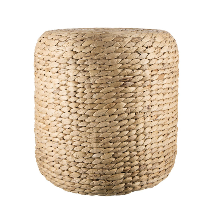 TISSAGE WATER HYACINTH POUFFE - PRE ORDER FOR LATE JULY DELIVERY - Destination Interiors