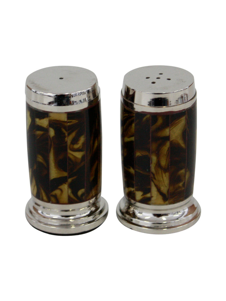 Tortoiseshell Salt & Pepper Shakers set/2 - Destination Interiors