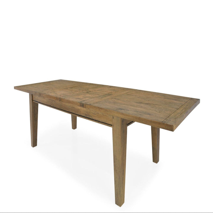 Toulouse Dble Ext Table Mango Smokehouse Rustic - Destination Interiors