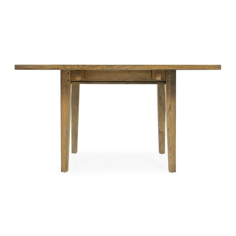 Toulouse Fold Up Square Table Smokehouse Rustic Light - Destination Interiors