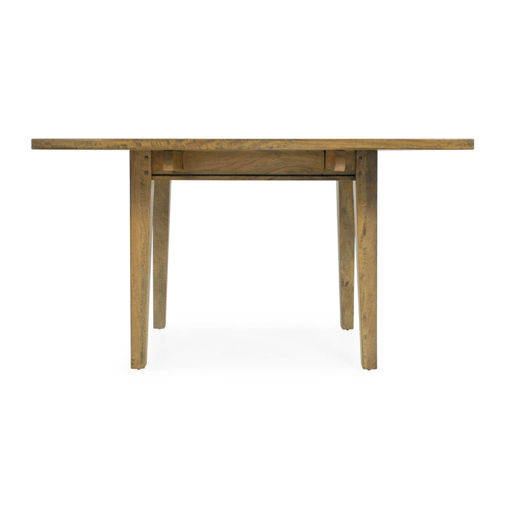 Toulouse Fold Up Square Table Smokehouse Rustic Light - Destination Interiors